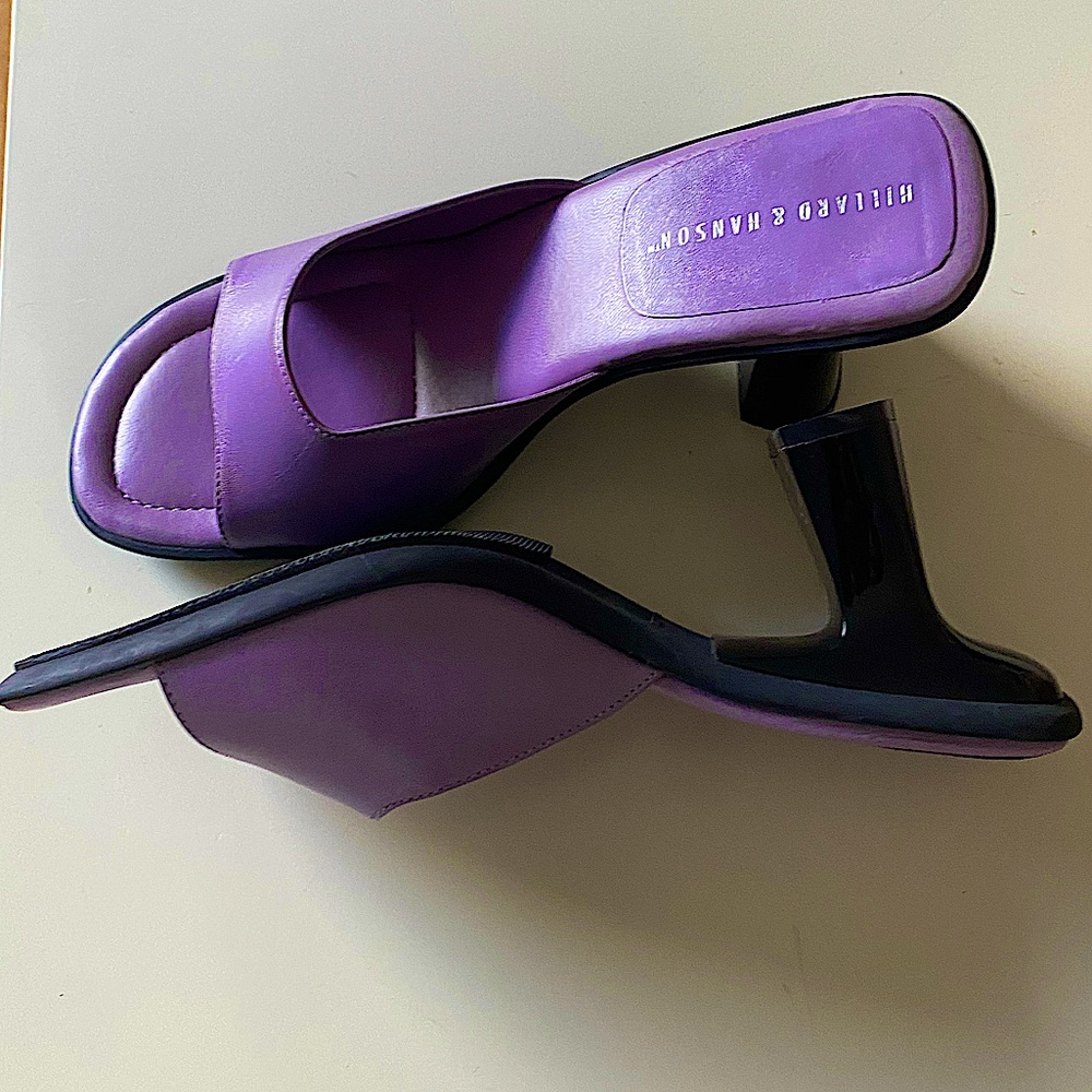 Vintage Purple Hillard & Hanson heels